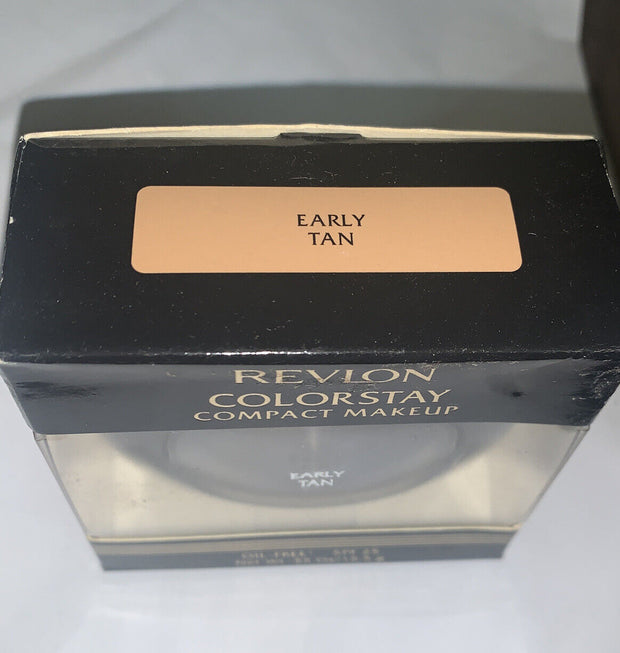 REVLON COLORSTAY COMPACT MAKEUP Early Tan ~ Full Size 0.55 Oz