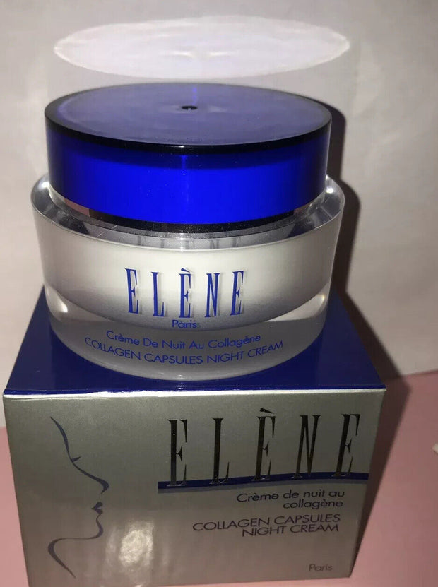 ELENE COLLAGEN CAPSULES NIGHT CREAM 50 ML. NEW IN BOX