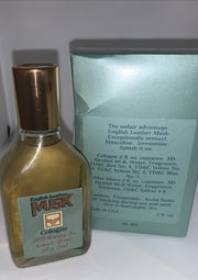 English Leather Musk Cologne Splash MEM 2 oz 55 Ml No.203 U.S.A.