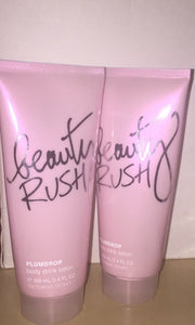 (X2)Victoria's  Secret Beauty Rush PLUMDROP Body Drink Lotion 100 mL/ 3.4 OZ NEW