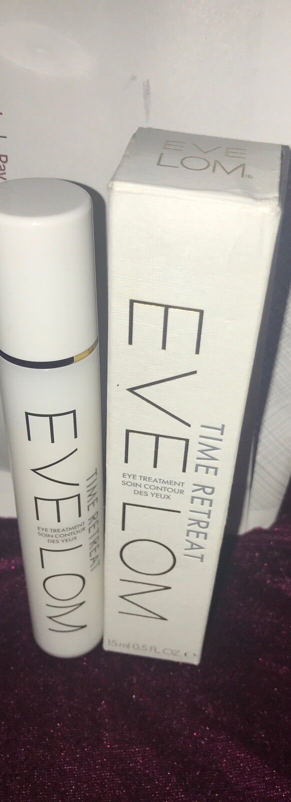 EVE LOM Time Retreat Eye Treatment 0.5 oz 15 ml Brand New In Box