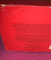 Paloma Picasso Perfumed Pressed Powder Deluxe (3.5 oz) Ripped Box