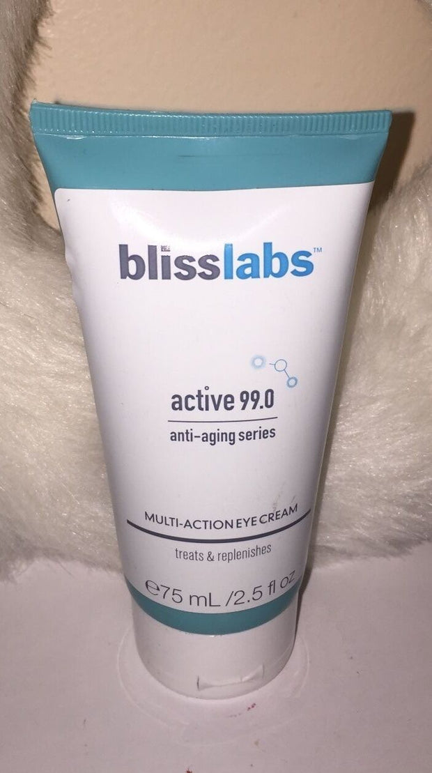 Blisslabs Bliss Active 99.0 Anti-Aging Multi Action Eye Cream 2.5 oz SEALED