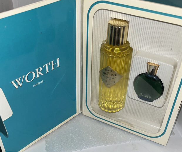 JE REVIENS By Worth Paris -2 Oz Eau De Cologne, 1/8 Oz Perfume,