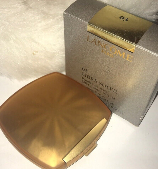 Lancome LIBRE SOLEIL Natural Bronzer Powder Rechargeable 03 Extreme Soleil NIB