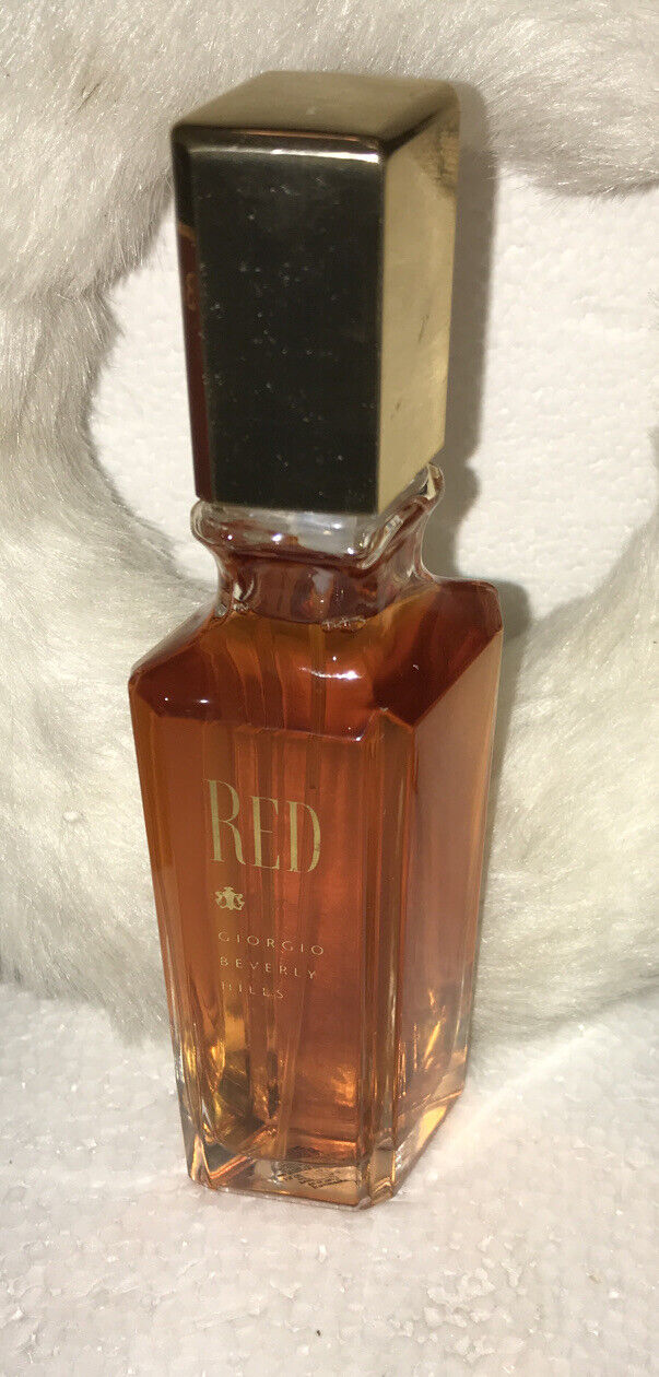 Vintage RED By GIORGIO BEVERLY HILLS Eau De Toilette Spray 3 fl oz