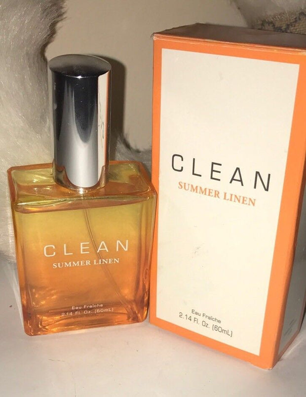 CLEAN SUMMER LINEN EAU DE PARFUM SPRAY ~ 2.14 OZ NEW IN BOX