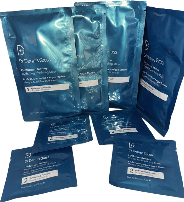 Dr Dennis Gross Hyaluronic Marine Hydrating Modeling Mask  4 Treatments