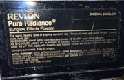 Revlon Pure Radiance Sunglow Effects Powder  Original Sunglow. Discontinued