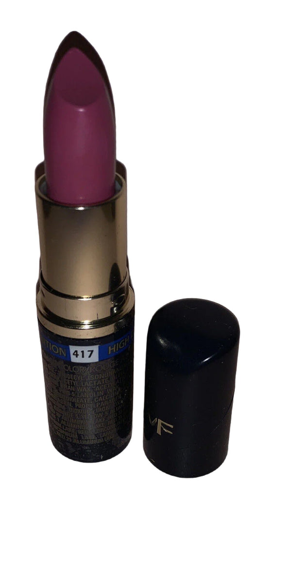 Max Factor High Definition Lipstick Vivid Mauve #417 NEW.