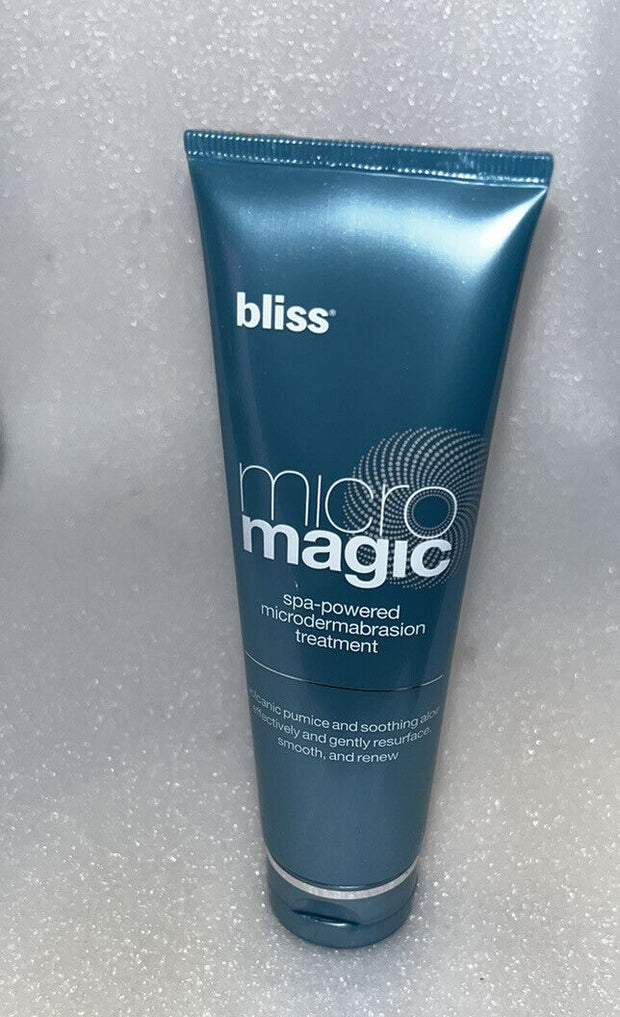 bliss Micro Magic Spa-Powered Microdermabrasion Treatment 3 oz. Sealed & Boxed