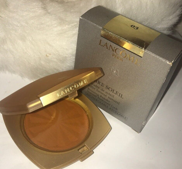 Lancome LIBRE SOLEIL Natural Bronzer Powder Rechargeable 03 Extreme Soleil NIB