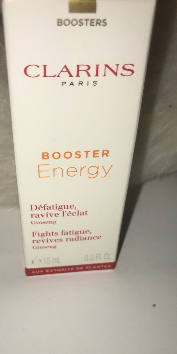 Clarins Paris Booster Energy - Ginseng 0.5 oz / 15 ml -  NEW IN BOX