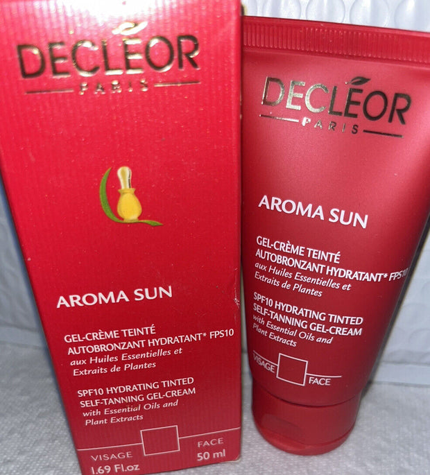 Decleor Paris Aroma Sun Hydrating Tinted Self-Tanning Gel-Cream 1.7 Oz