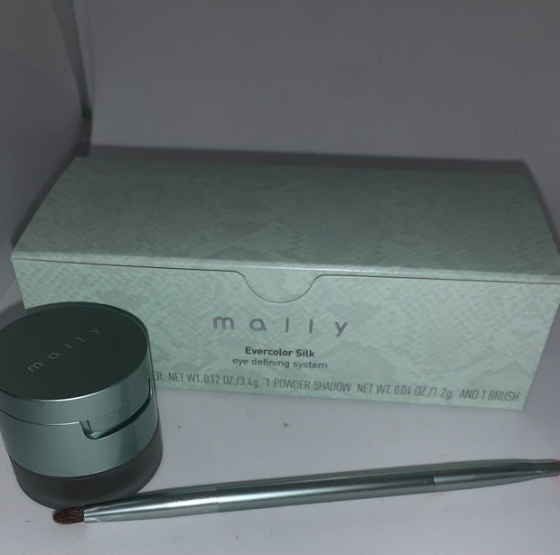 Mally Silk Eye Liner & Powder Eye Shadow Duo & Brush~ Dreamy Plum ~New In box